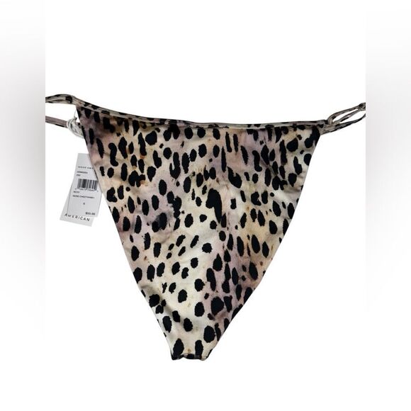NWT Good American Cheetah Bikini Bottom - Picture 2 of 3